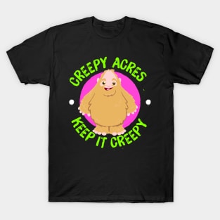 Creepy Acres Kawaii Sam Squatch Bigfoot T-Shirt